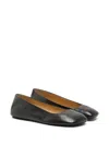 Marsèll Square Toe Ballerinas In Black