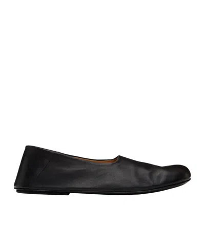 Marsèll Passo Ballerina Leather Sandals In Black