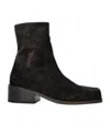 Marsèll Square-toed Short Boots In Black