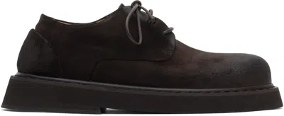 Marsèll Ssense Exclusive Brown Spalla Derbys In Dark Brown