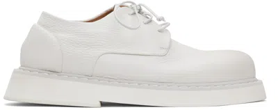 Marsèll Ssense Exclusive White Spalla Derbys In Optical White