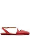 Marsèll Strappy Ballerina Shoes In Red