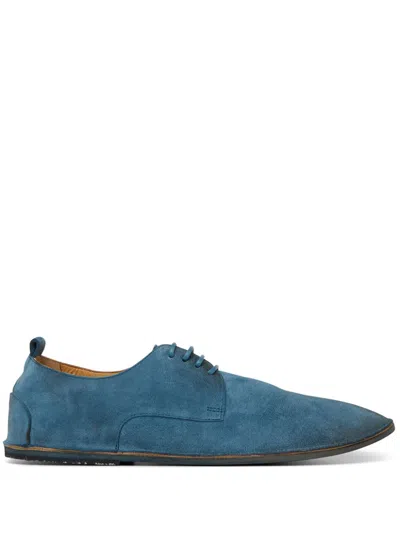 Marsèll Suede Derby Shoes In Blue