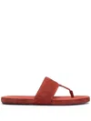 Marsèll Suede Slides In Orange