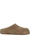 Marsèll Suede Slippers In Neutrals
