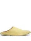 Marsèll Suede Slippers In Yellow
