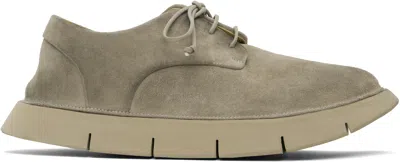 Marsèll Taupe Intagliata Derbys In Clay