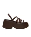 Marsèll Thick-soled High-heeled Sandals In Black