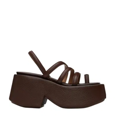 Marsèll Thick-soled High-heeled Sandals In Black