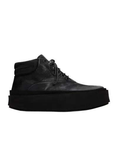 Marsèll Thick Soled High-top Shoes In Black