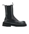 Marsèll Track Sole Ankle Boots In Black