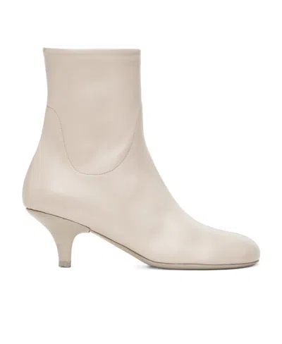 Marsèll Tronchetto Zipper Boots In Nude