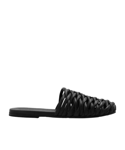 Marsèll Weave Detail Slippers In Black