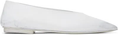 Marsèll White Ago Ballerina Flats In B07 White