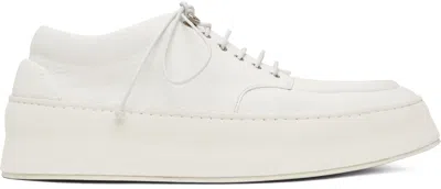 Marsèll White Cassapana Derbys In Optical White
