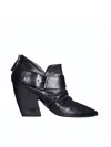 Shop Marsèll Women's 80mm Leather Boot In Black