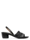 Marsèll Sandal Block Heel Textured Finish In Black
