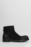 MARSÈLL ZUCCA ANKLE BOOTS IN BLACK SUEDE