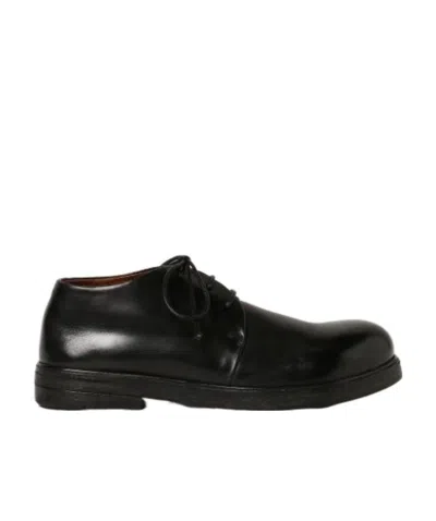 Marsèll Zucca Leather Oxford Shoes In Black
