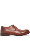 Marsèll Zucca Media Leather Derby Shoes In Red
