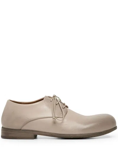 Marsèll Zucca Media Leather Derby Shoes In Brown