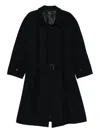 Marsēm Coat With Belt In Blue