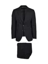 Marsēm Black Virgin Wool Polyester Elastane Men Suit In Black