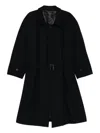 Marsēm Coat With Belt In Blue