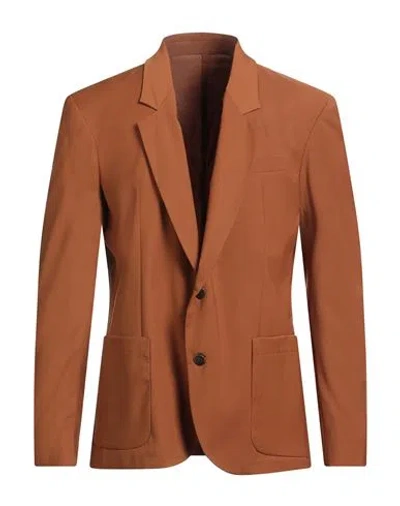 Marsēm Collection Man Blazer Brown Size 42 Polyester, Viscose, Elastane