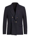 Marsēm Collection Man Blazer Navy Size 42 Viscose, Lyocell In Blue