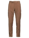 Marsēm Collection Man Pants Brown Size 36 Polyester, Viscose, Elastane