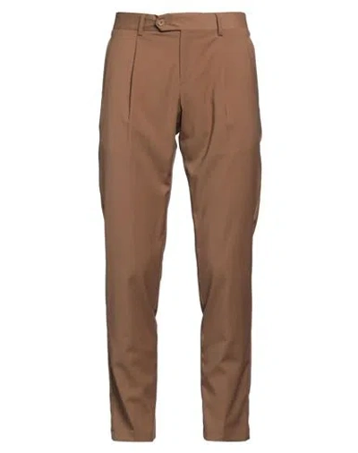 Marsēm Collection Man Pants Brown Size 36 Polyester, Viscose, Elastane