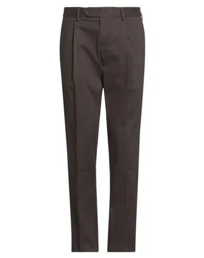 Marsēm Collection Man Pants Dark Brown Size 36 Cotton, Elastane