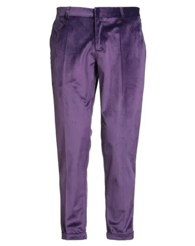 Marsēm Collection Man Pants Purple Size 36 Polyester