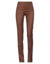 Marsēm Collection Woman Pants Brown Size 2 Polyester, Viscose, Elastane