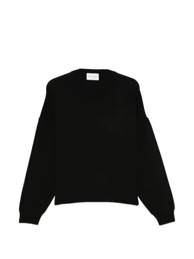 Marsēm Cropped Crew-neck Sweater In Black