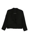 Marsēm Double-breasted Blazer In Black