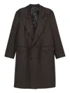 Marsēm Double-breasted Coat In Brown