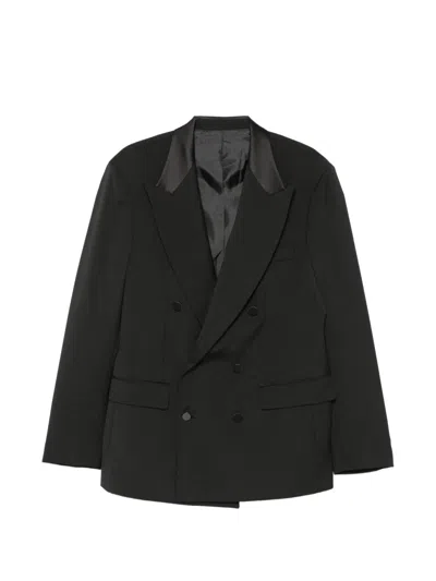 Marsēm Double-breasted Peak-lapel Blazer In Animal Print