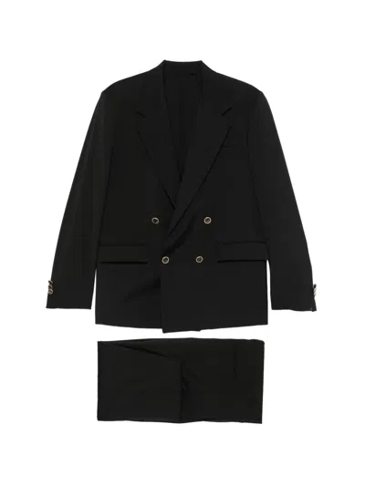 Marsēm Double-breasted Suit In Black