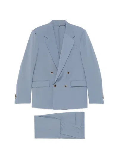 Marsēm Double-breasted Suit In Gray