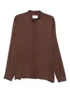Marsēm Long-sleeve Shirt In Brown