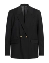 Marsēm Man Blazer Black Size 42 Virgin Wool In Black