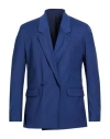 Marsēm Man Blazer Blue Size 38 Polyester, Viscose, Elastane In Blue