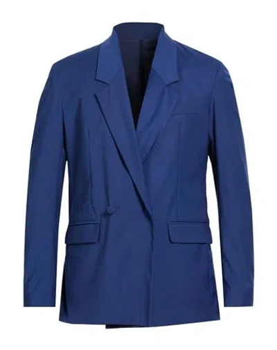 Marsēm Man Blazer Blue Size 38 Polyester, Viscose, Elastane
