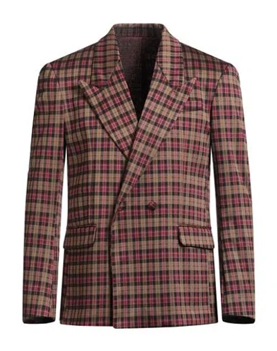 Marsēm Man Blazer Magenta Size 44 Polyester, Polyamide, Elastane In Purple
