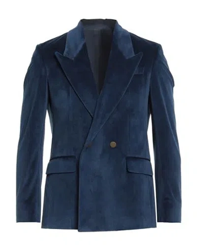 Marsēm Man Blazer Navy Size 40 Polyester In Blue