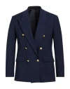Marsēm Man Blazer Navy Size 40 Polyester, Viscose, Elastane In Blue