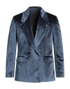 Marsēm Man Blazer Slate Blue Size 38 Cotton