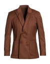 Marsēm Man Blazer Tan Size 42 Polyester, Viscose, Elastane In Brown